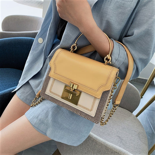 Blocking Pattern Handbag