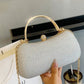Rose Oval Clutch Evening Bag