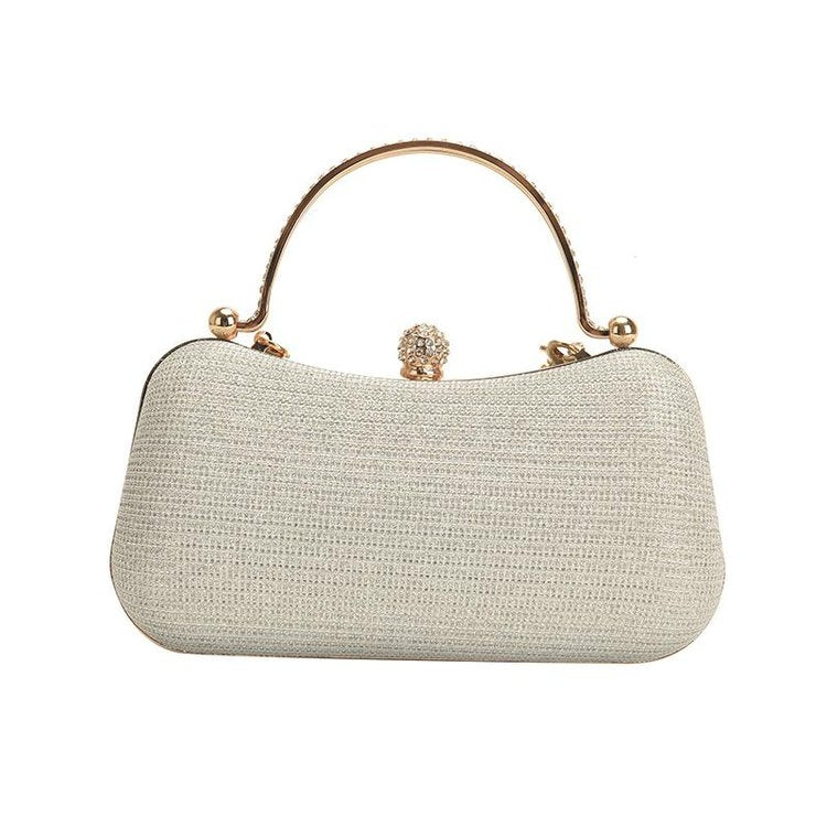 Rose Oval Clutch Evening Bag